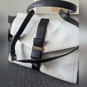Black and White Kate Spade Rosaline Handbag
